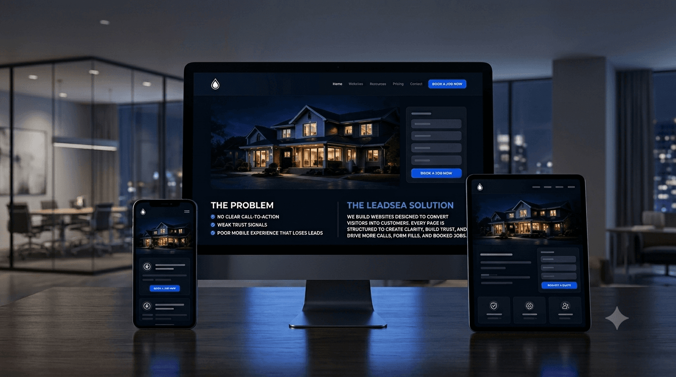 Website UI / Mobile Lead Capture