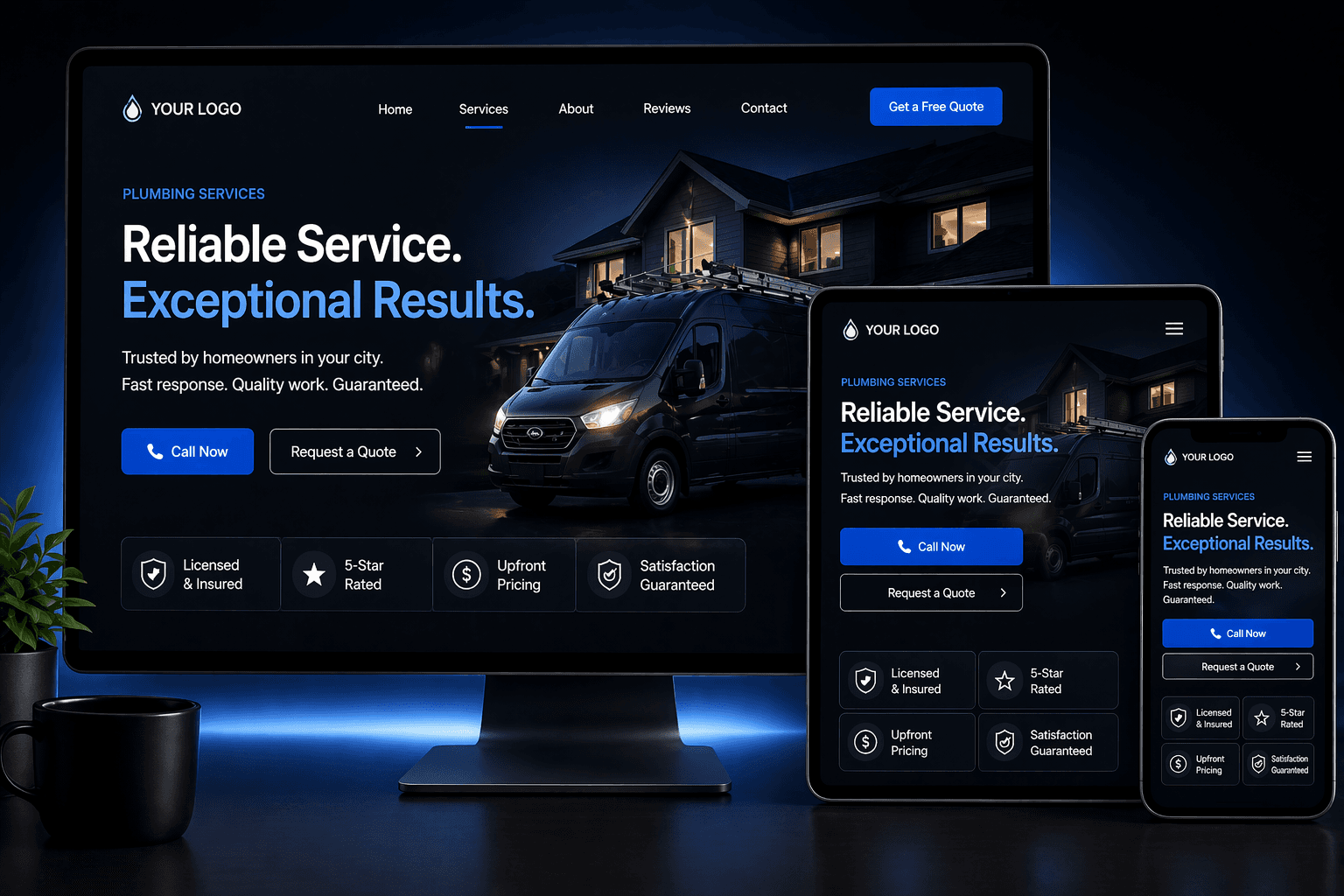 Website UI / Mobile Lead Capture